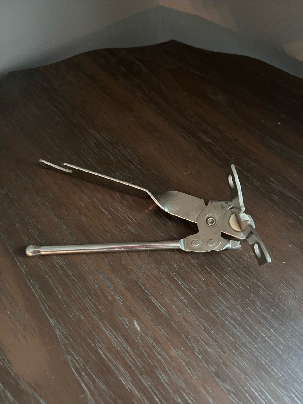 Vintage EKCO miracle opener can opener lift silver hand twist